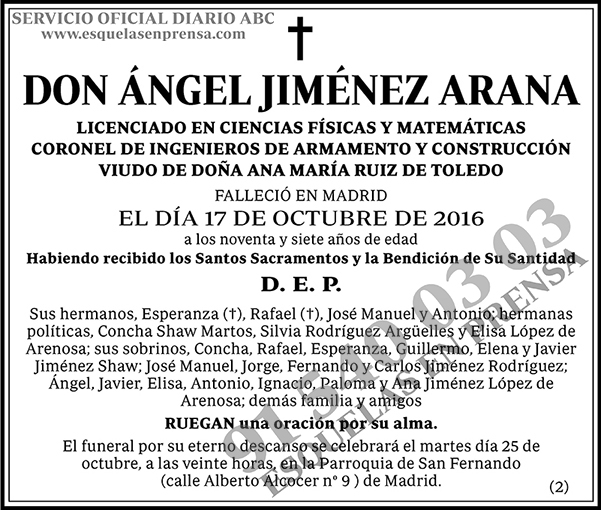 Ángel Jiménez Arana